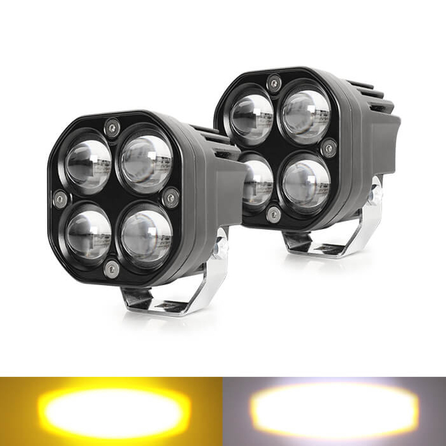 Pods de lente de projetor LED de duas cores JG-954D